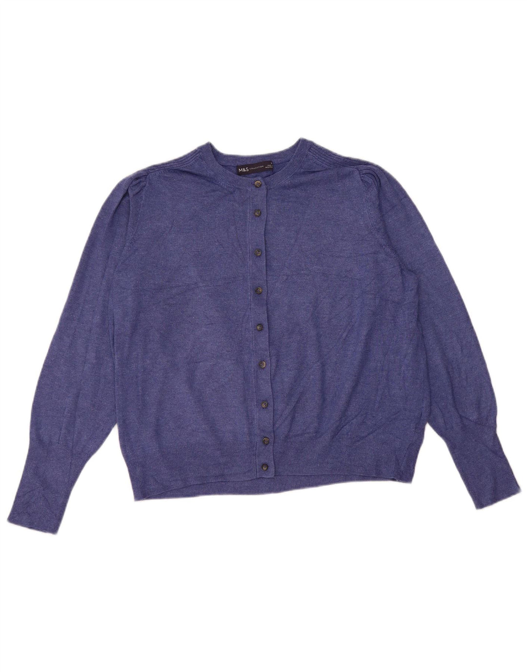 Marks & Spencer Damen-Cardigan-Pullover UK 16 Große blaue Viskose