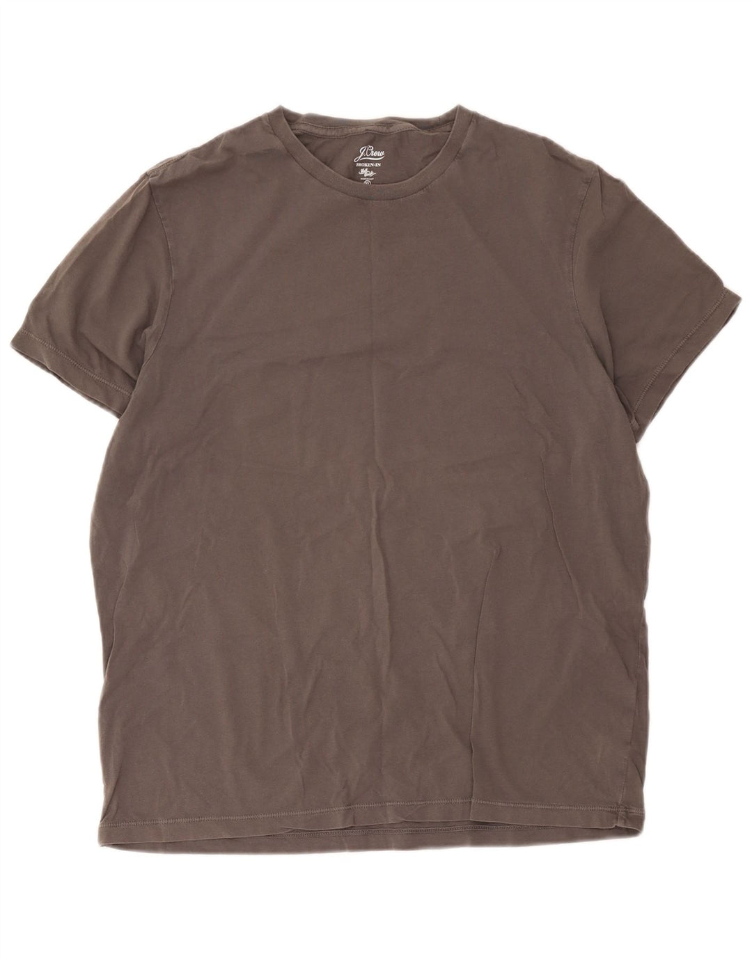 J. Crew Herren Broken In T-Shirt Top XL Grau Baumwolle