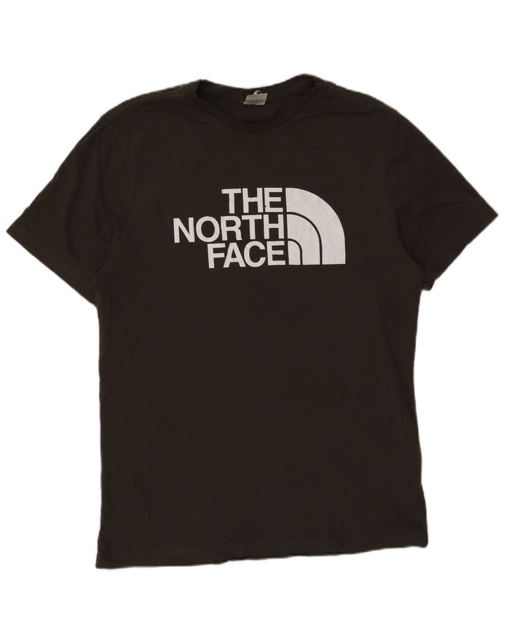 The North Face Herren-T-Shirt mit Grafik, mittlere Khaki-Baumwolle