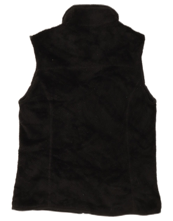 Patagonia Damen Fleeceweste UK 12 Medium Schwarz Polyester