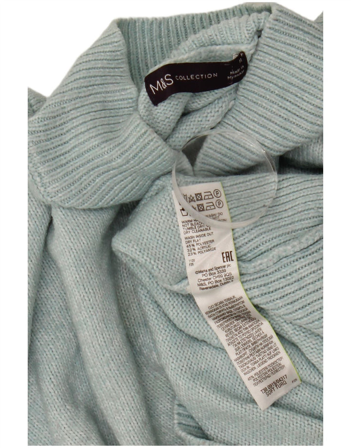 Marks & Spencer Damen-Pullover mit Rollkragen, Gr. 14, mitteltürkis