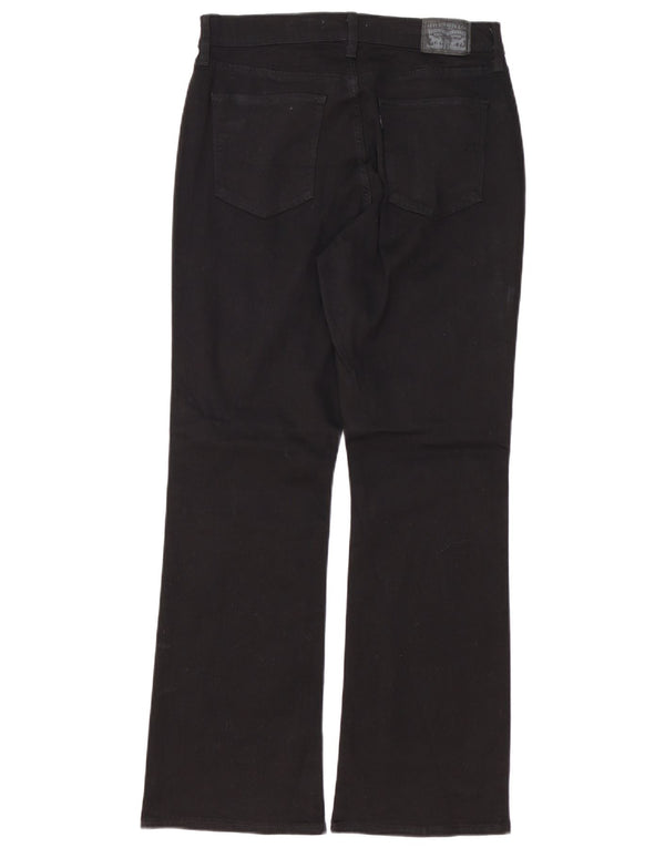 LEVI'S Damen Classic Bootcut Jeans US 8 Medium W30 L29 Schwarze Baumwolle