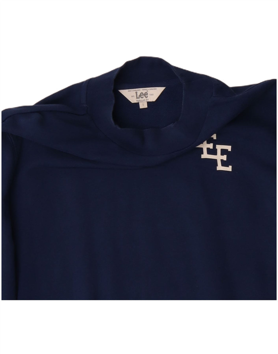 Lee Damen-Sweatshirt mit regulärer Passform, UK 10, Größe S, Marineblau, Baumwolle
