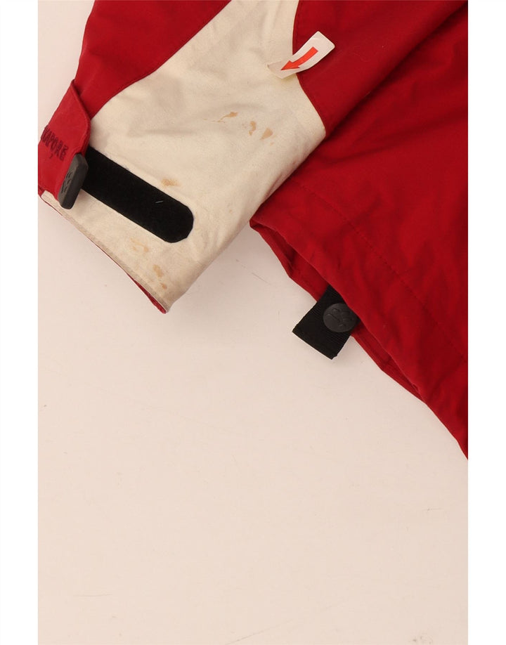 Jack Wolfskin Damen Windjacke UK 10 Small Red Colourblock