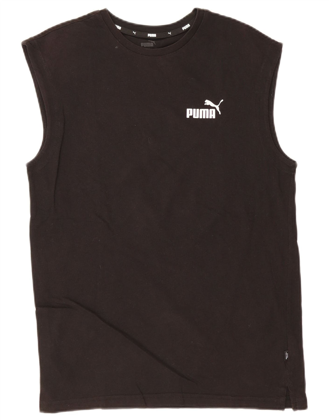 Puma Herren Weste Top Small Schwarz Baumwolle