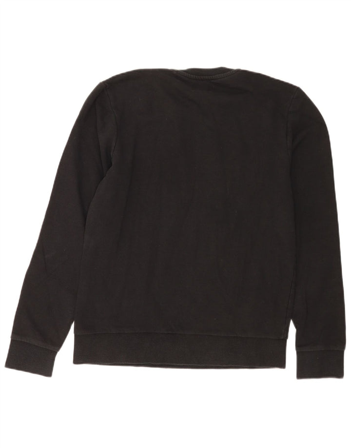 Jack & Jones Herren-Sweatshirt mit Grafik, Größe S, schwarze Baumwolle