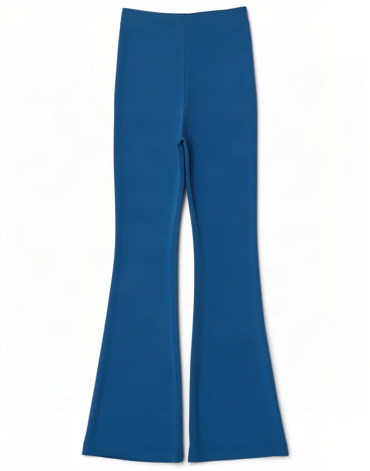 Zara Damen Flare-Trainingshose, Größe S, Blau