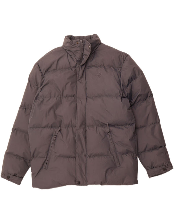 COAST GUARD Wattierte Herrenjacke UK 40 Large Grau Polyester