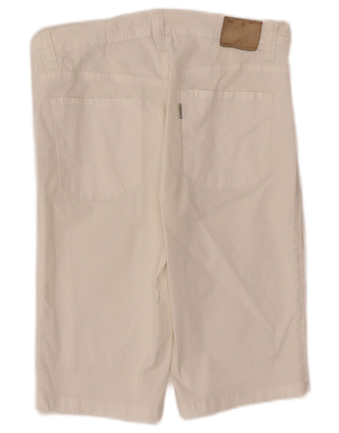 Jeckerson Damen Freizeitshorts W30 mittelweiße Baumwolle
