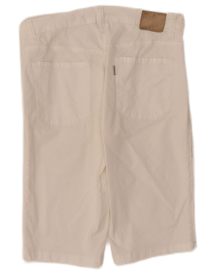 Jeckerson Damen Freizeitshorts W30 mittelweiße Baumwolle