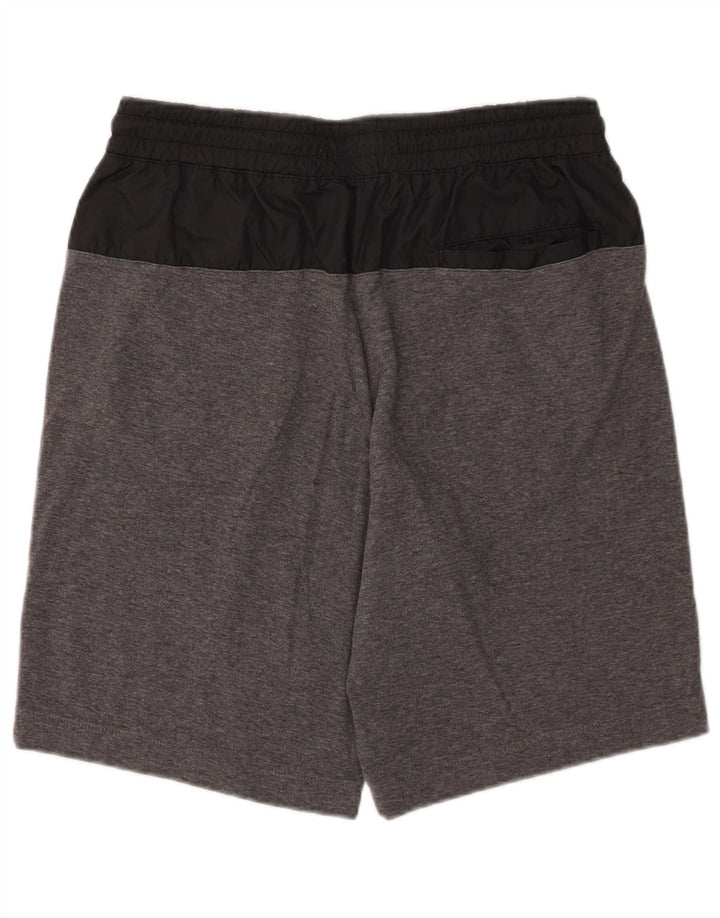 Nike Herren-Sportshorts, große, grau gefleckte Baumwolle