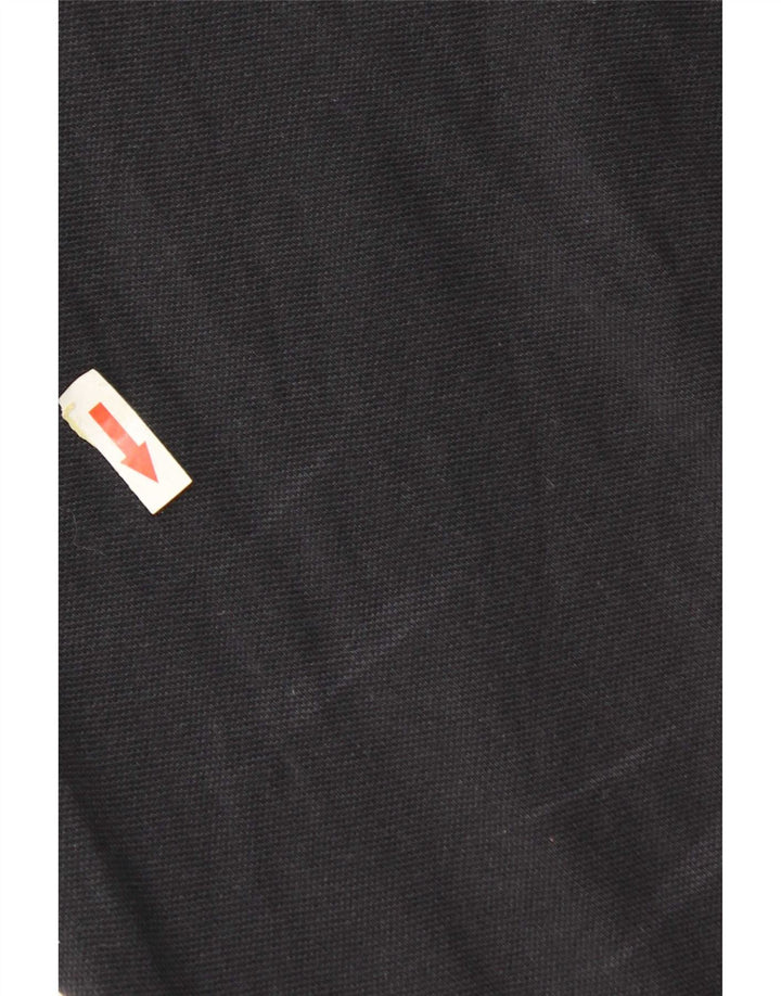 Nike Herren-Poloshirt, groß, aus schwarzer Baumwolle