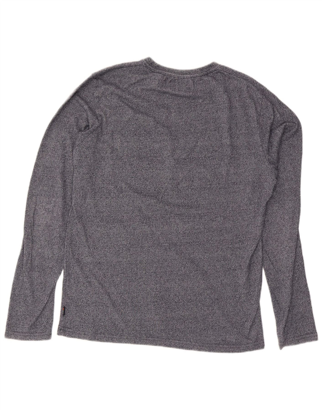 Superdry Herren Graphic Top Langarm Large Grau meliert