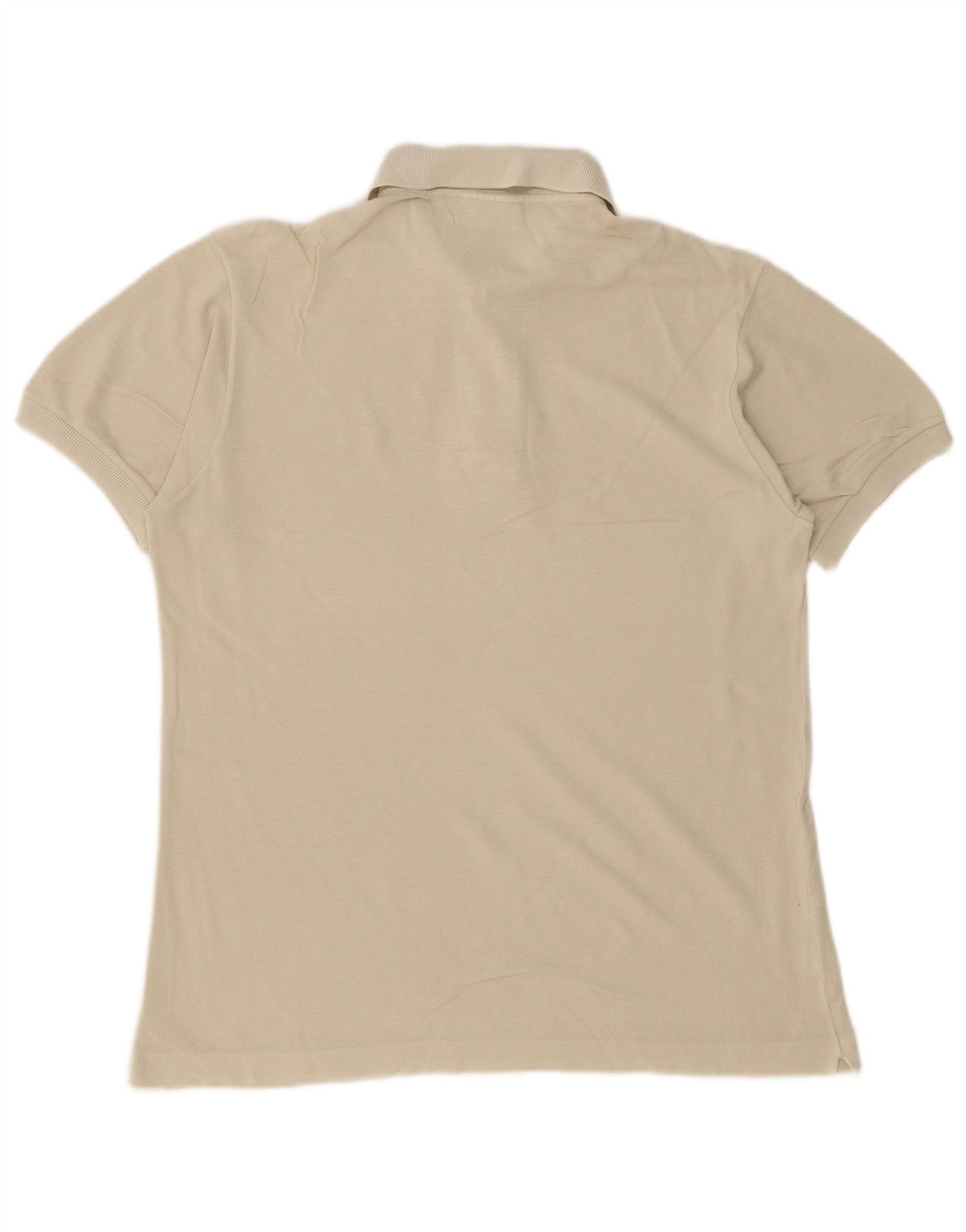Lacoste Herren-Poloshirt, Größe 4, mittelbeige Baumwolle