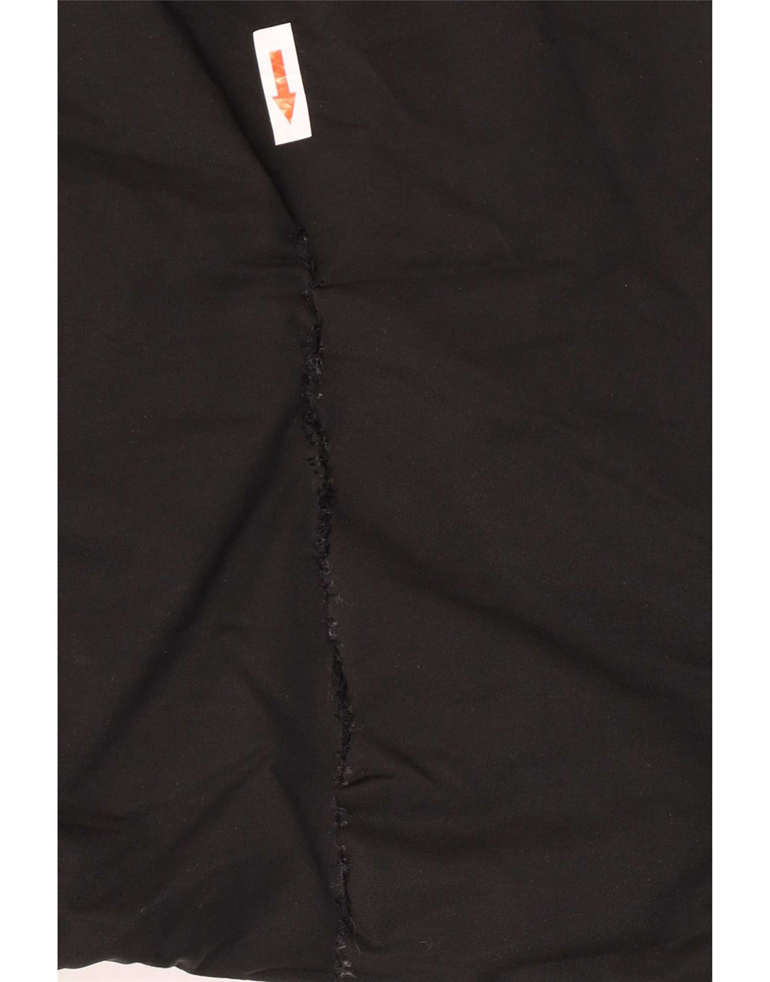 Zara Damen-Parka mit Kapuze, UK 14, mittlere schwarze Baumwolle