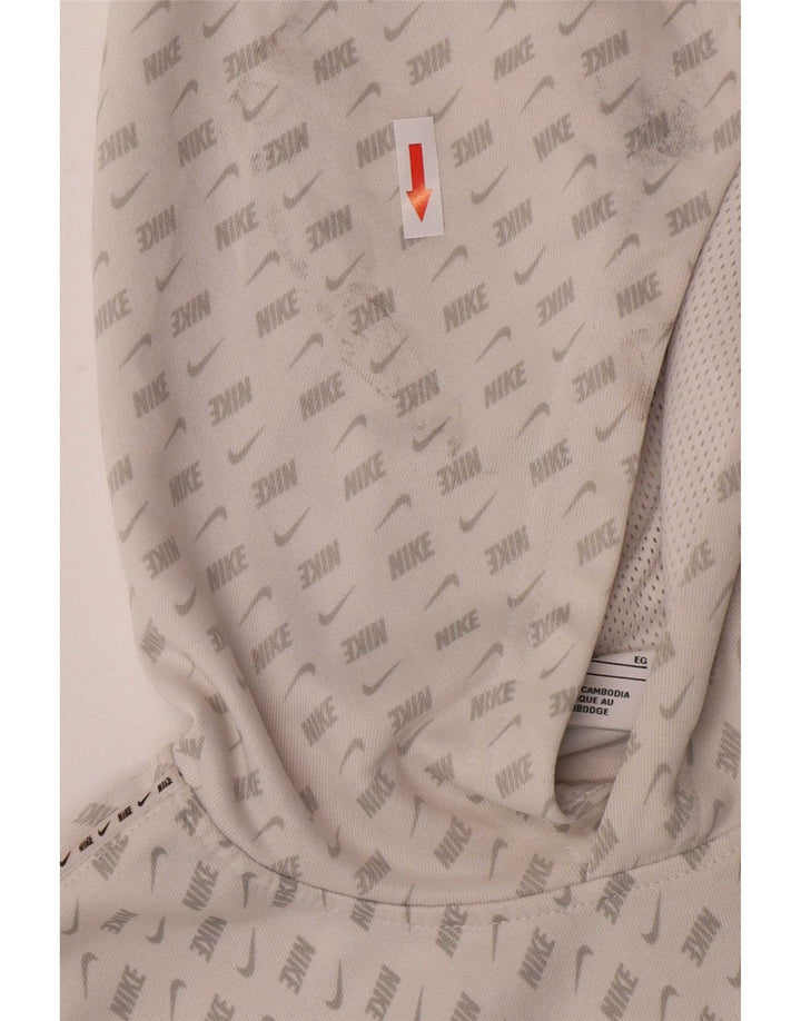Nike Kapuzenpullover mit Grafik für Jungen, 13–14 Jahre, XL, weißes Polyester