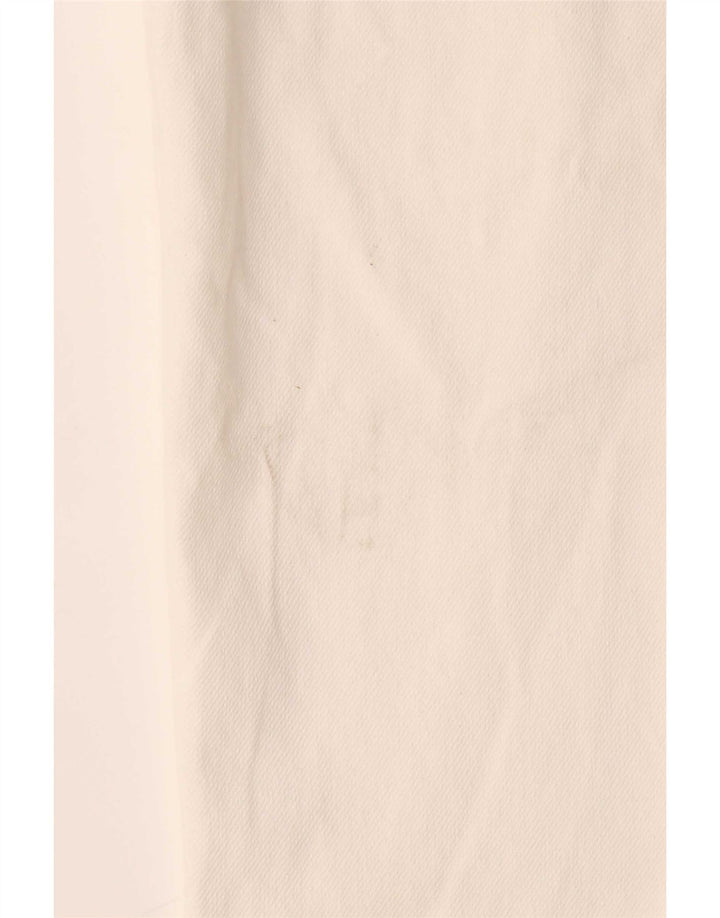 Gerade Chino-Hose für Herren von Zara, Größe S, W30, L29, gebrochenes Weiß