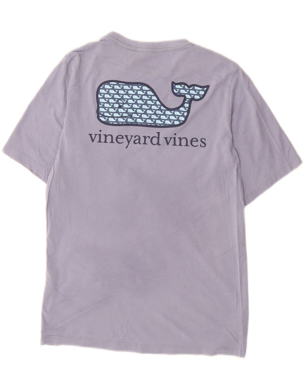 VINEYARD VINES Grafik-T-Shirt für Jungen, 12–13 Jahre, mittelviolette Baumwolle