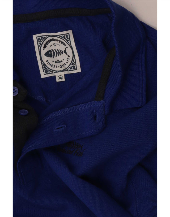Weird Fish Herren Poloshirt Mittelblau