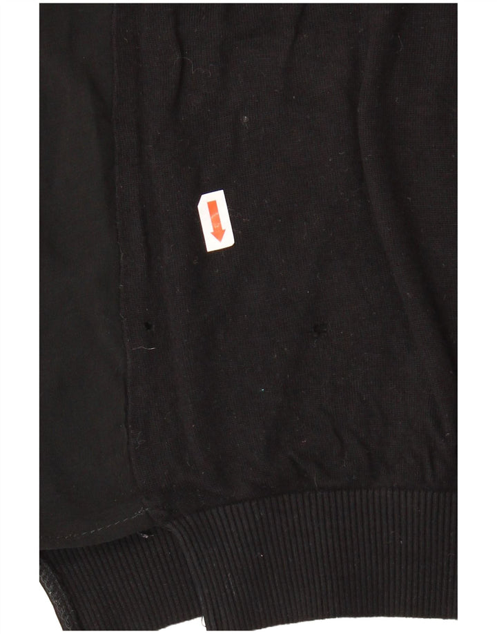 Kurzärmliger Pullover mit Rollkragen für Damen von Zara, Gr. 14, mittelschwarz