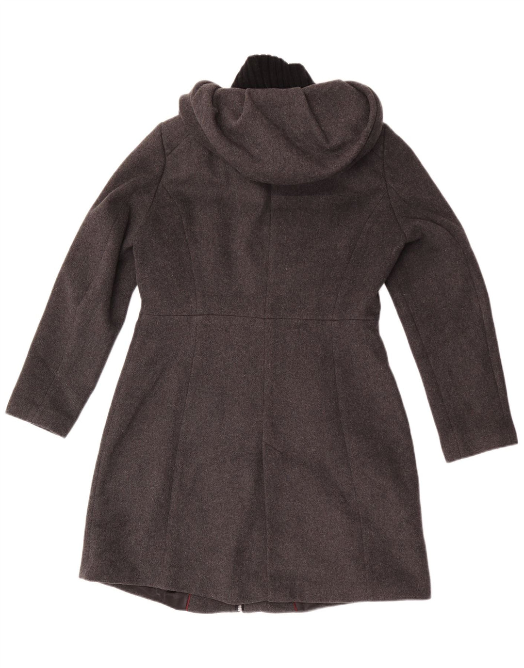 Zara Damen Kapuzenmantel UK 18 XL Grau