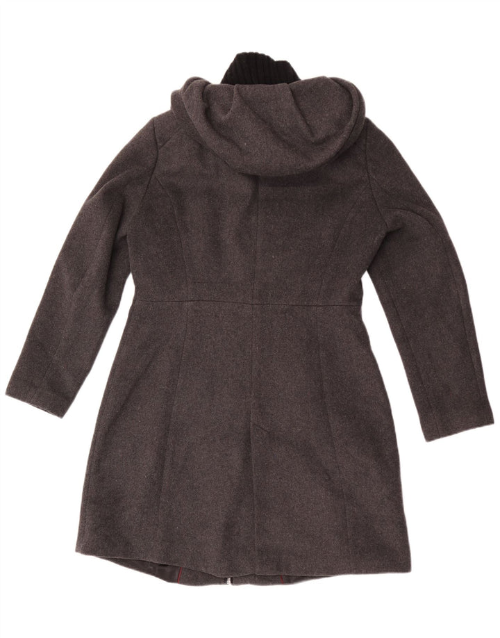 Zara Damen Kapuzenmantel UK 18 XL Grau
