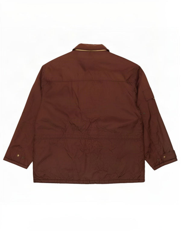Lee Mens Padded Jacket UK 42 XL Brown Nylon