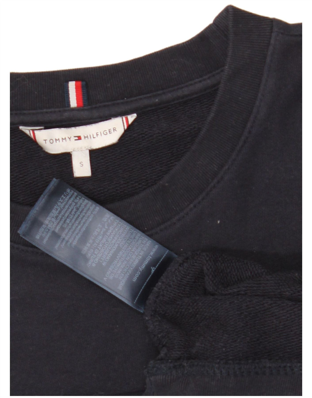 Tommy Hilfiger Herren-Sweatshirt mit Grafik, Größe S, marineblau, Baumwolle