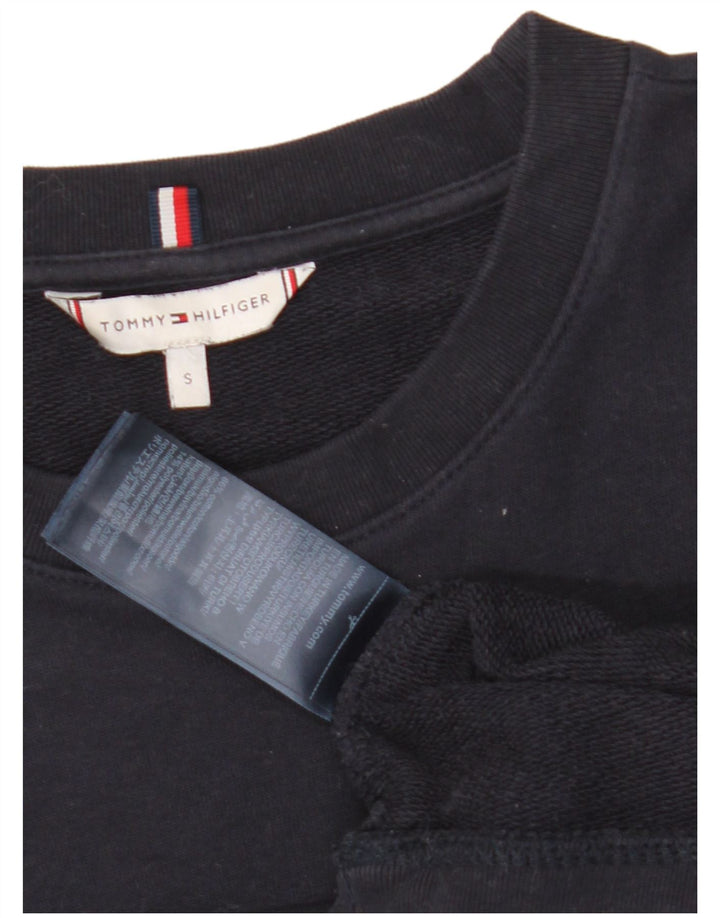Tommy Hilfiger Herren-Sweatshirt mit Grafik, Größe S, marineblau, Baumwolle