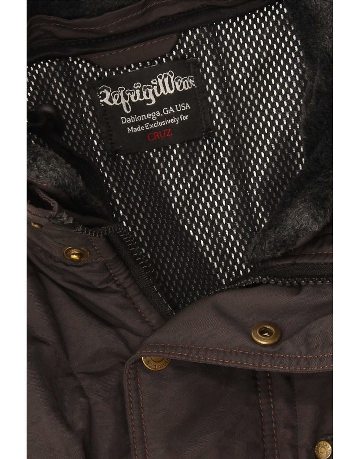 Refrigiwear Herren Wattierte Jacke UK 38 Medium Schwarz