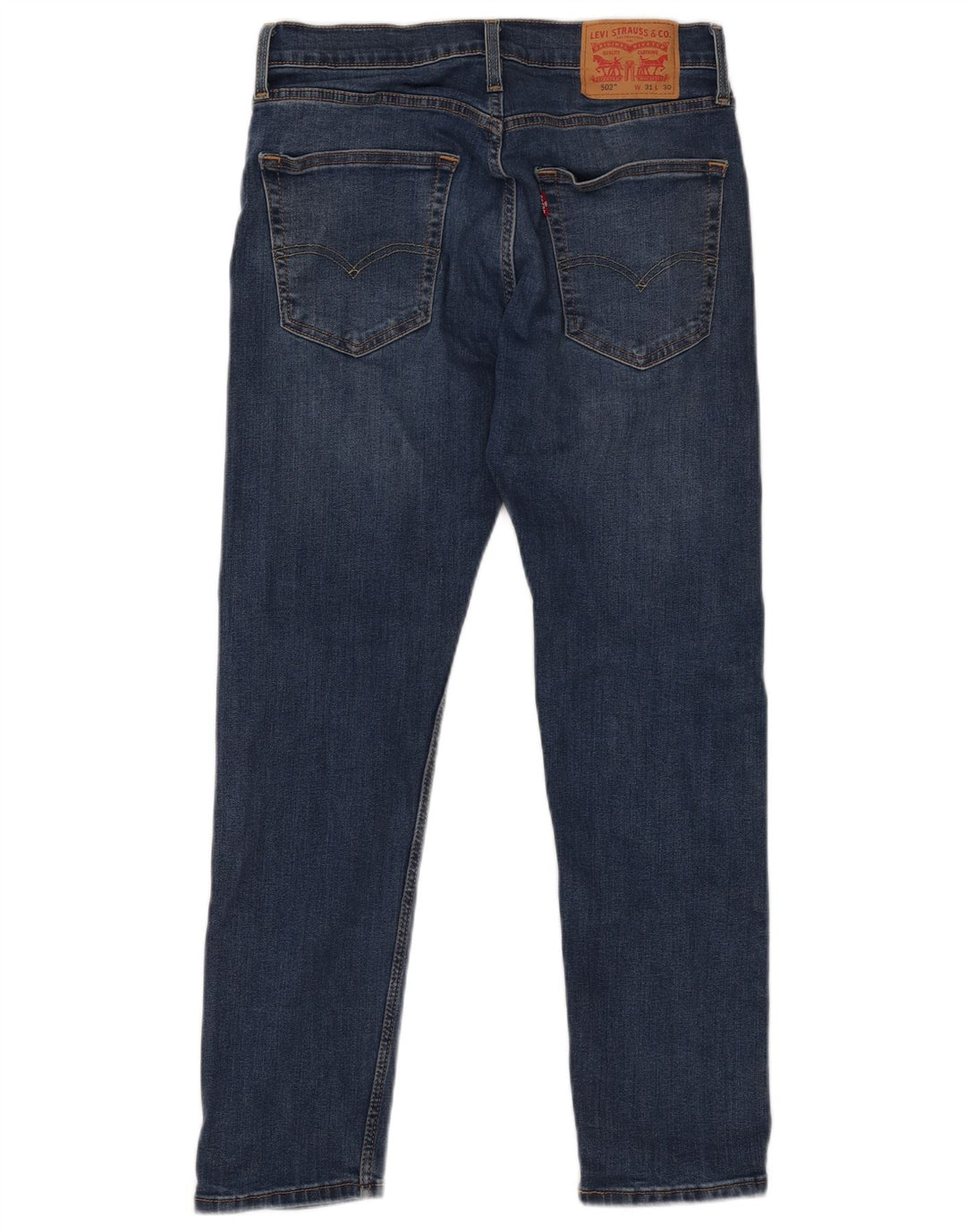 Levi's Herren 502 Tapered Jeans W31 L30 Blaue Baumwolle
