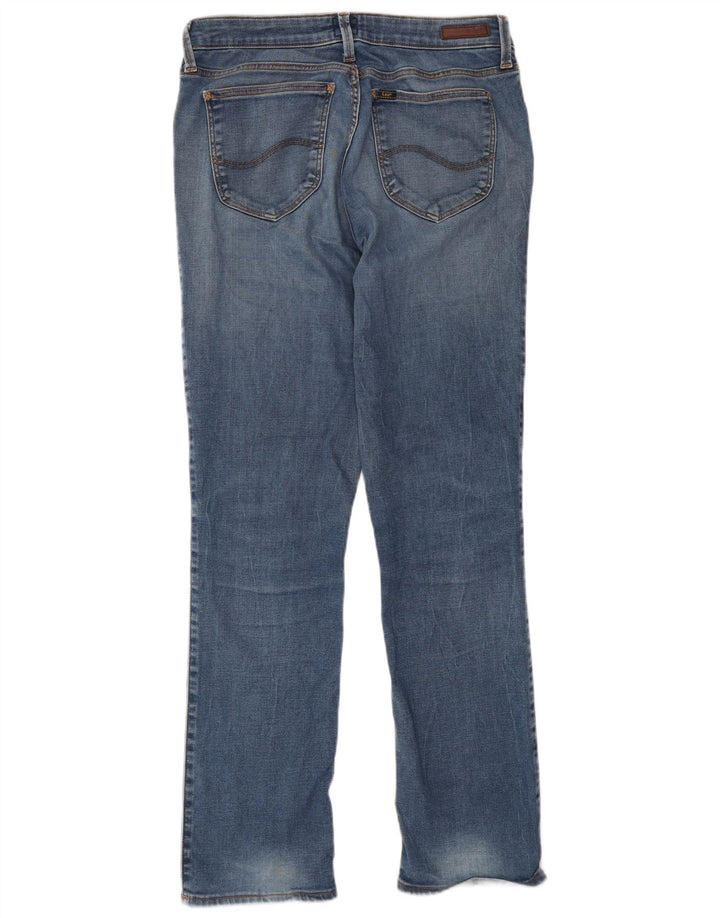 Lee Herren Marion Straight Jeans W31 L31 Blaue Baumwolle