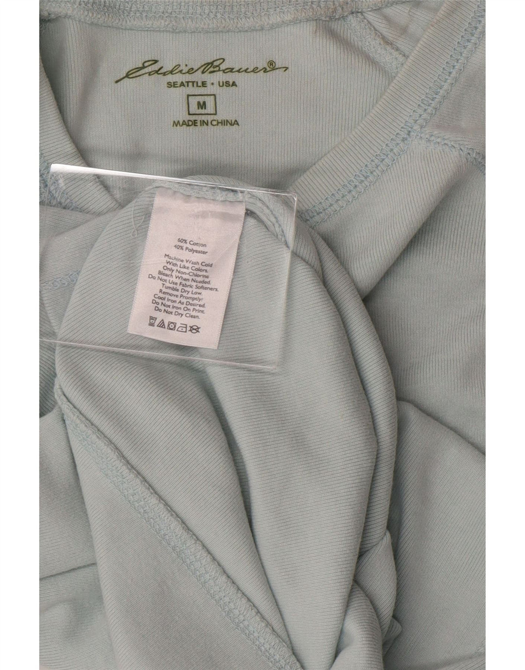 EDDIE BAUER Womens Sweatshirt Jumper UK 12 Medium Blue Cotton Vintage Eddie Bauer and Second-Hand Eddie Bauer from Messina Hembry 