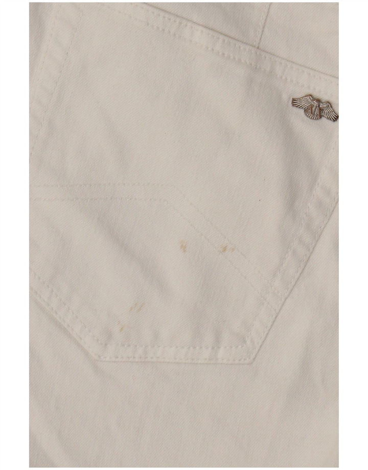 Armani Exchange Herren Slim Jeans W33 L28 Weiße Baumwolle