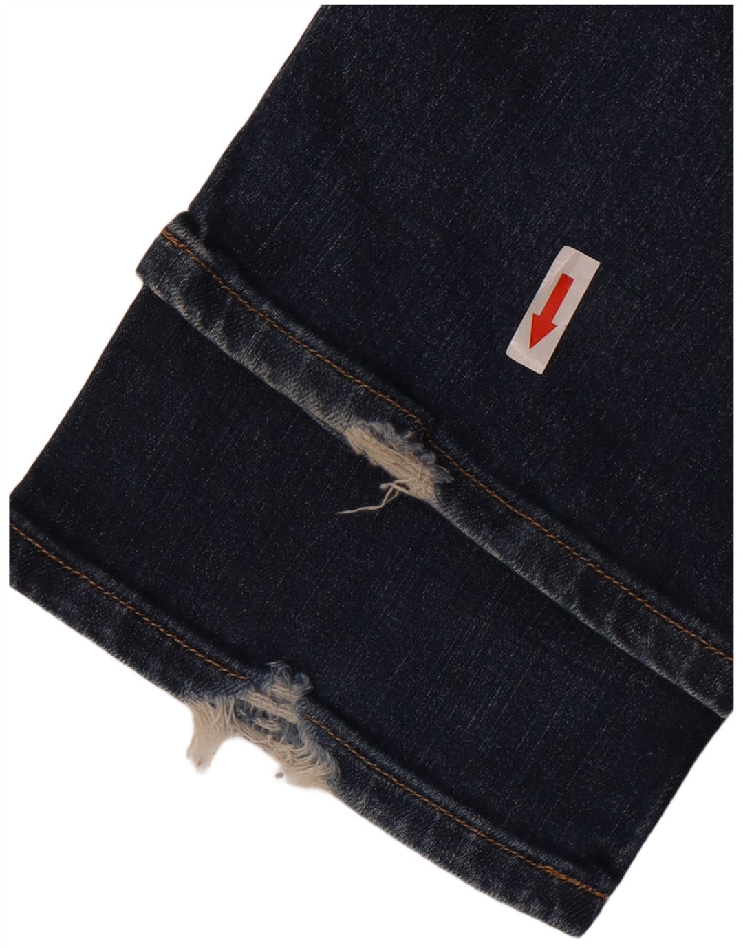 Levi's Damen 470 Straight Jeans W28 L34 Blaue Baumwolle