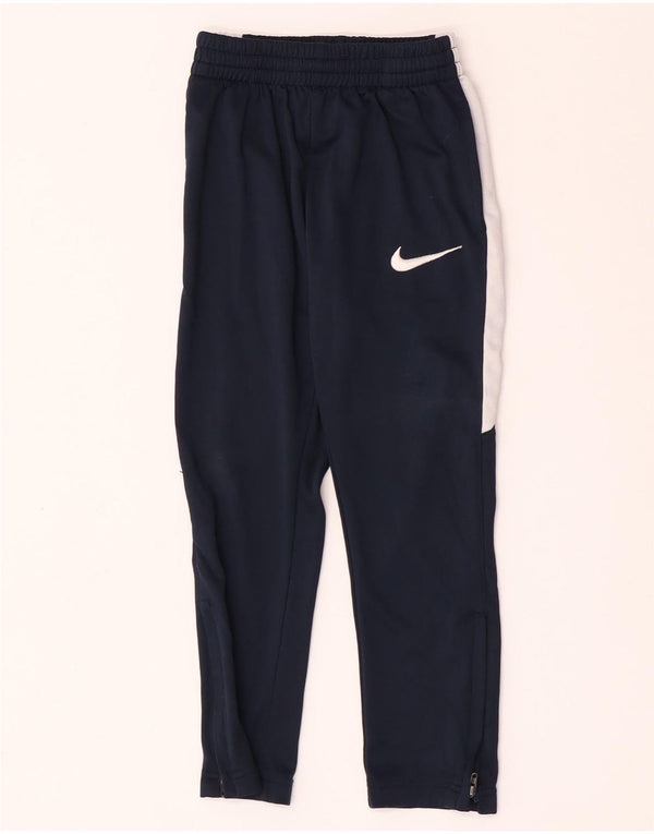 Nike Jungen-Trainingshose, 6–7 Jahre, groß, Marineblau, Farbblock