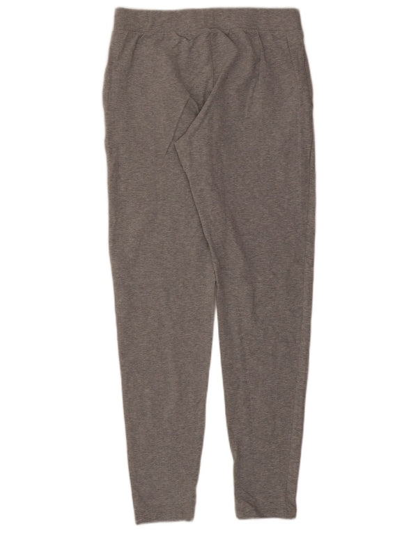 Emporio Armani Damen-Trainingshose mit Grafik, UK 12, mittelgraue Baumwolle