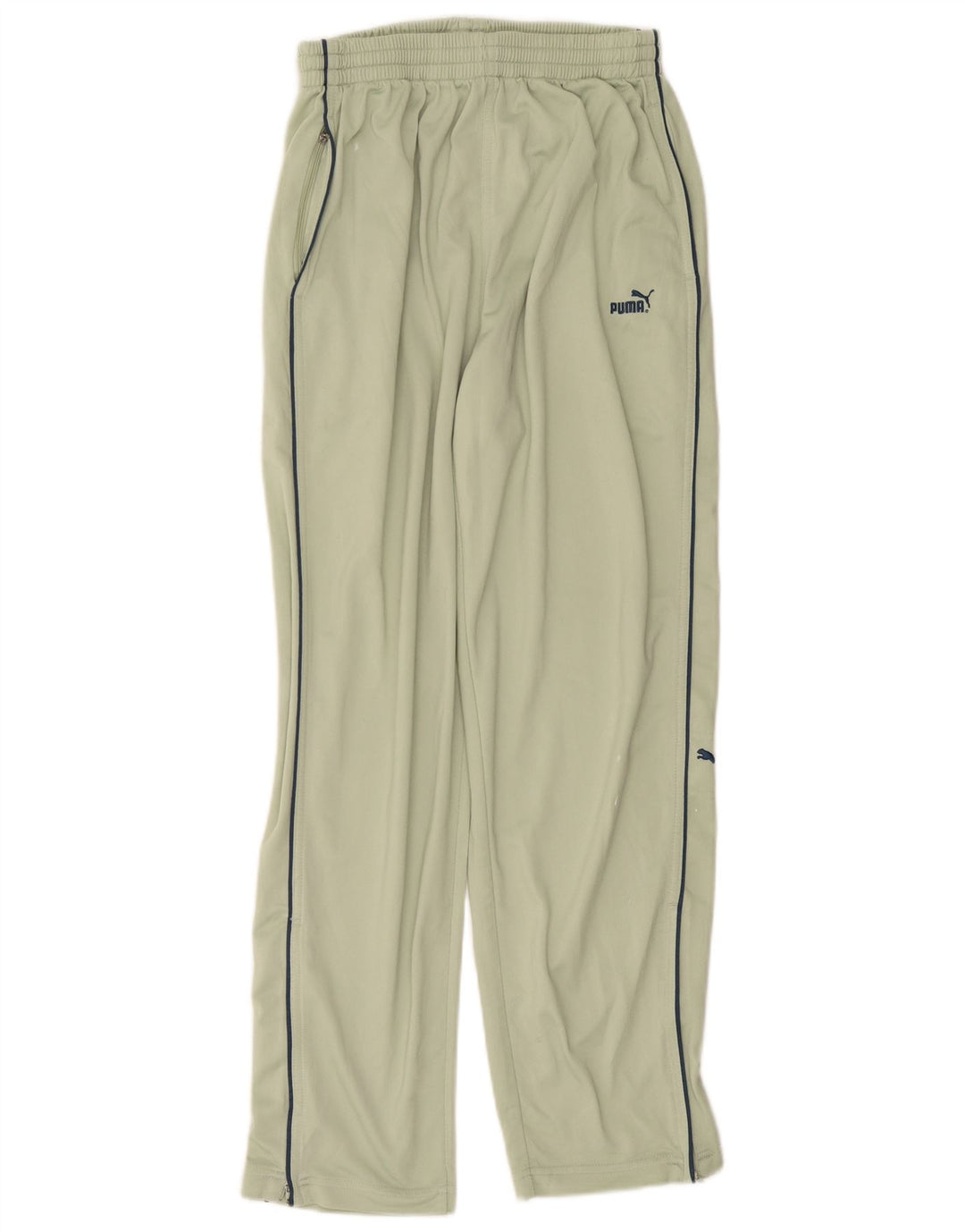 PUMA Herren-Trainingshose aus mittelgrünem Polyester