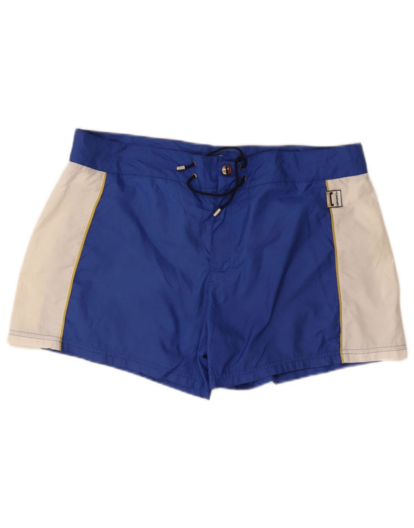 Iceberg Mens Swimming Shorts 2XL Blue Colourblock Polyester
