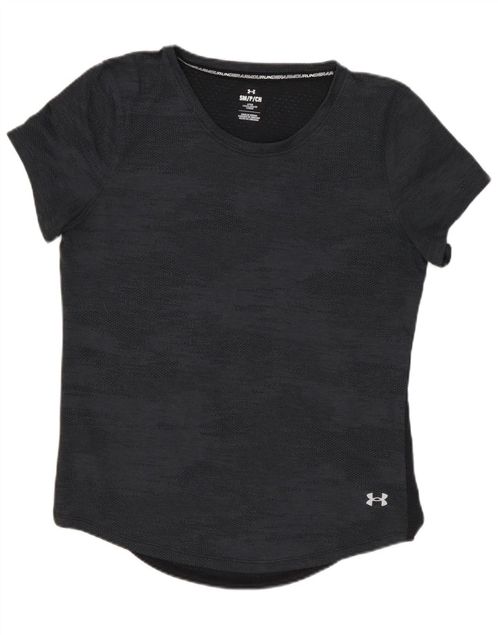 UNDER ARMOUR Damen T-Shirt Top UK 10 Small Grau