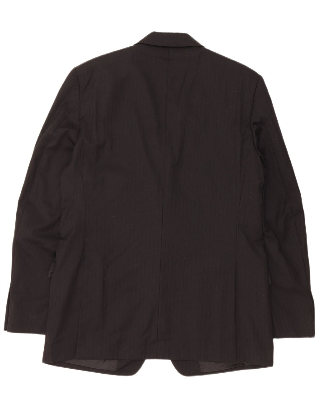 HUGO BOSS Herren-Blazer mit 2 Knöpfen, EU 50, groß, schwarzer Nadelstreifen