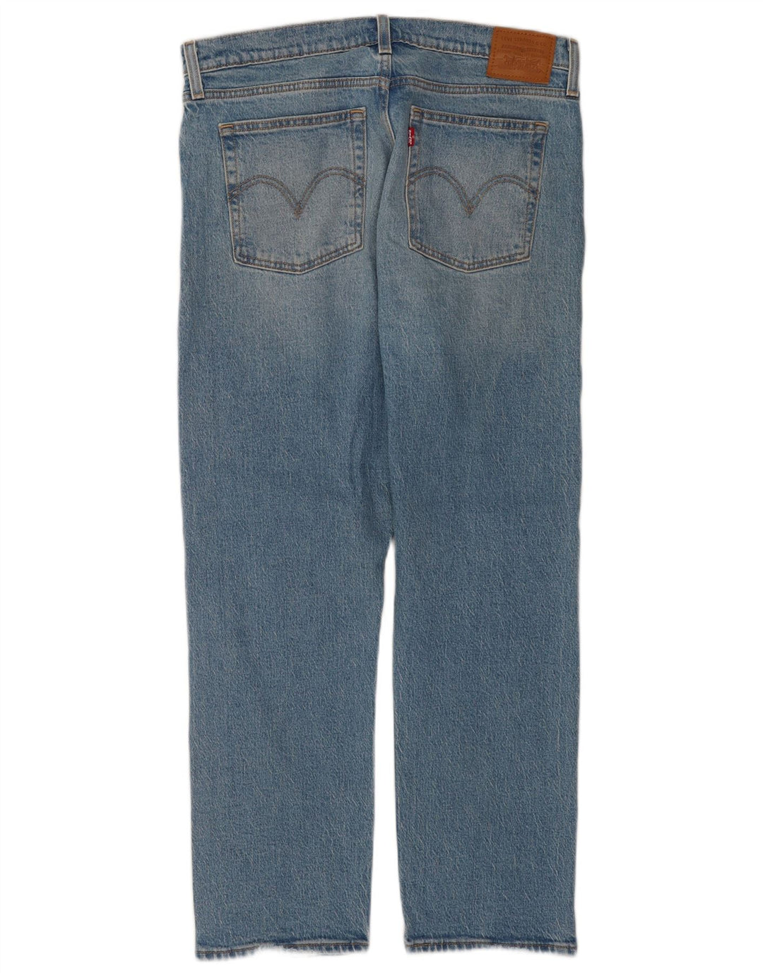 Levi's Damen Wedgie Straight Jeans W31 L28 Blaue Baumwolle