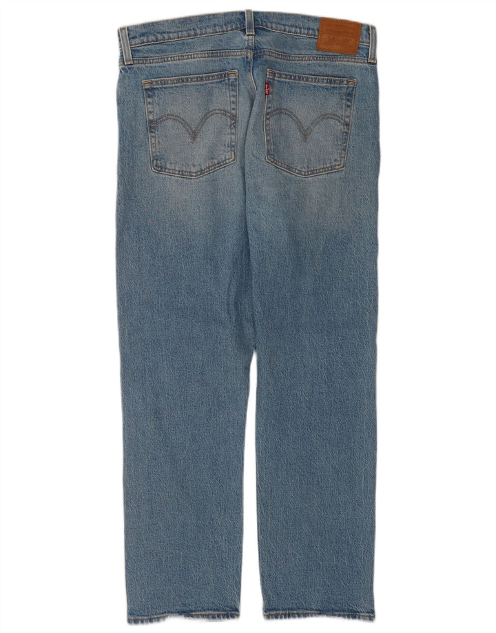 Levi's Damen Wedgie Straight Jeans W31 L28 Blaue Baumwolle