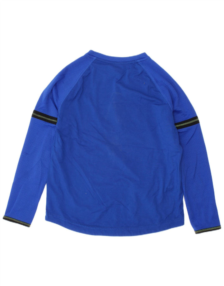 Russell Athletic Jungen-Top, langärmlig, 6–7 Jahre, Größe S, blau, Polyester