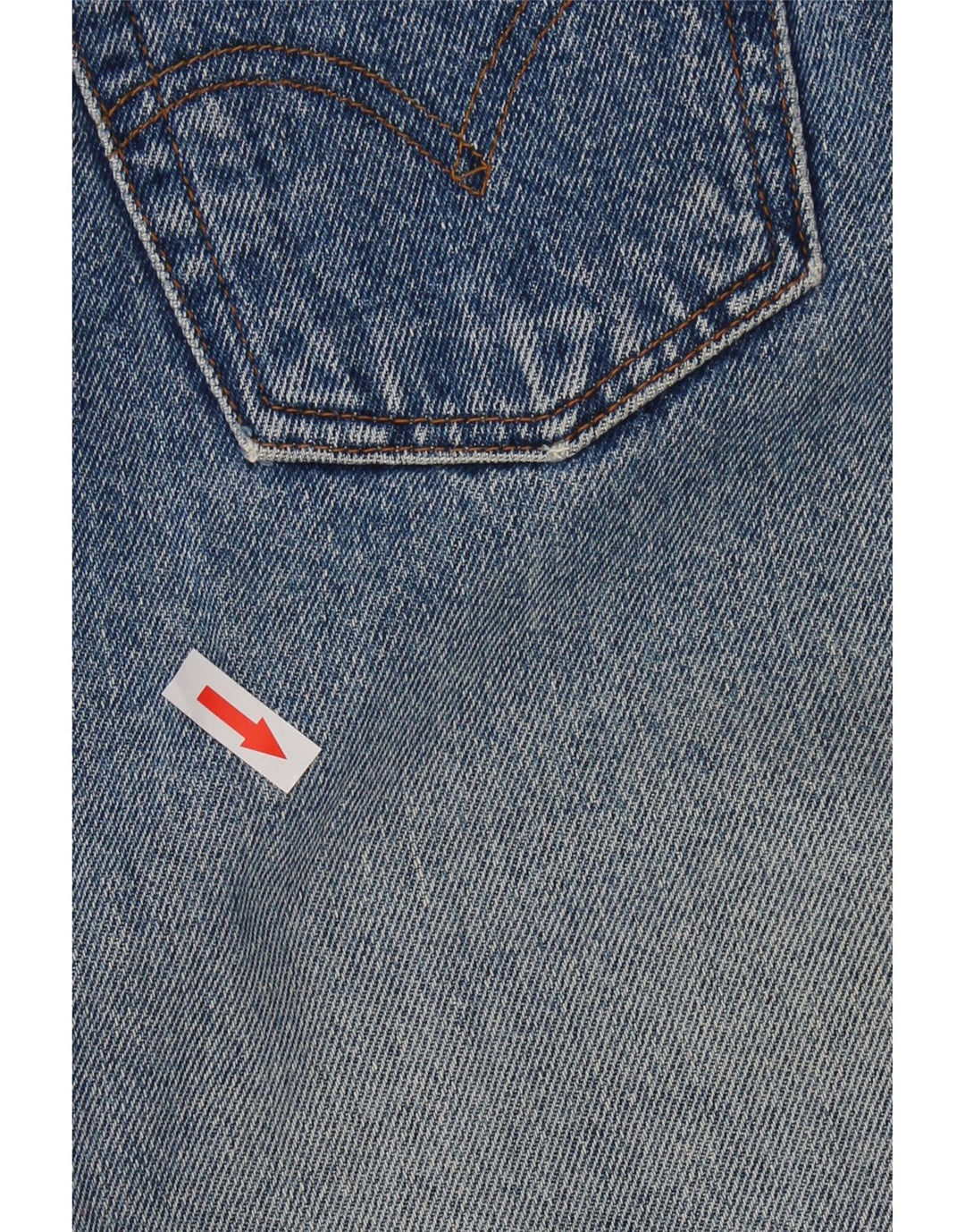 LEVI'S Damen Jeansrock W26 Small Blaue Baumwolle