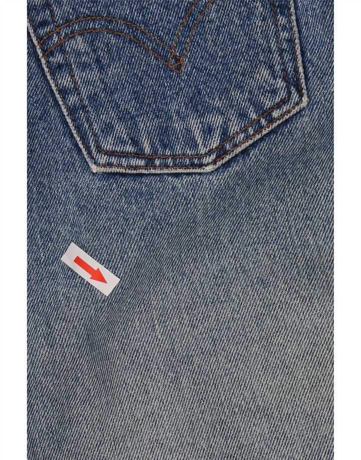LEVI'S Damen Jeansrock W26 Small Blaue Baumwolle