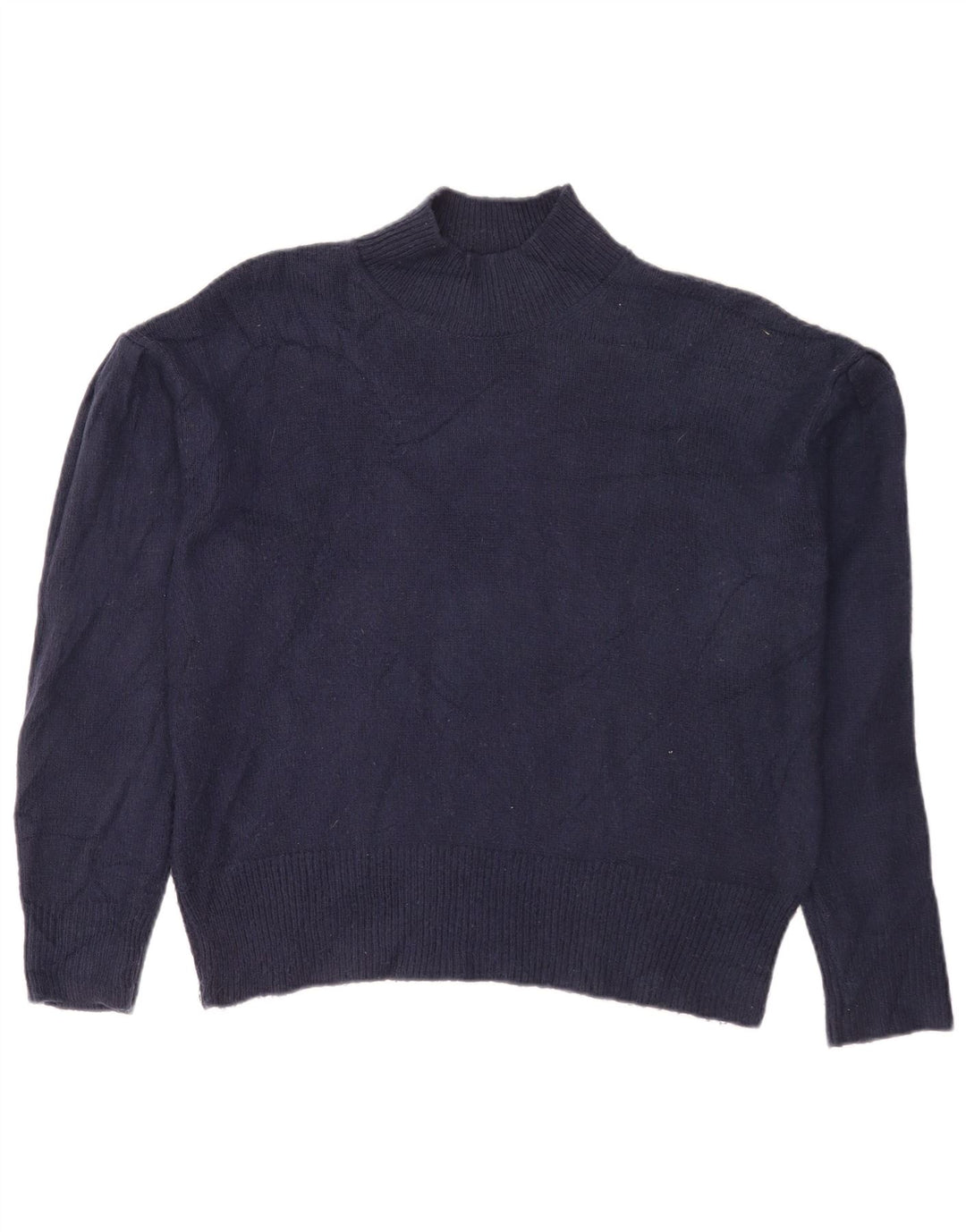 Marks & Spencer Damen-Pullover mit Rollkragen, Gr. 14, mittleres Marineblau