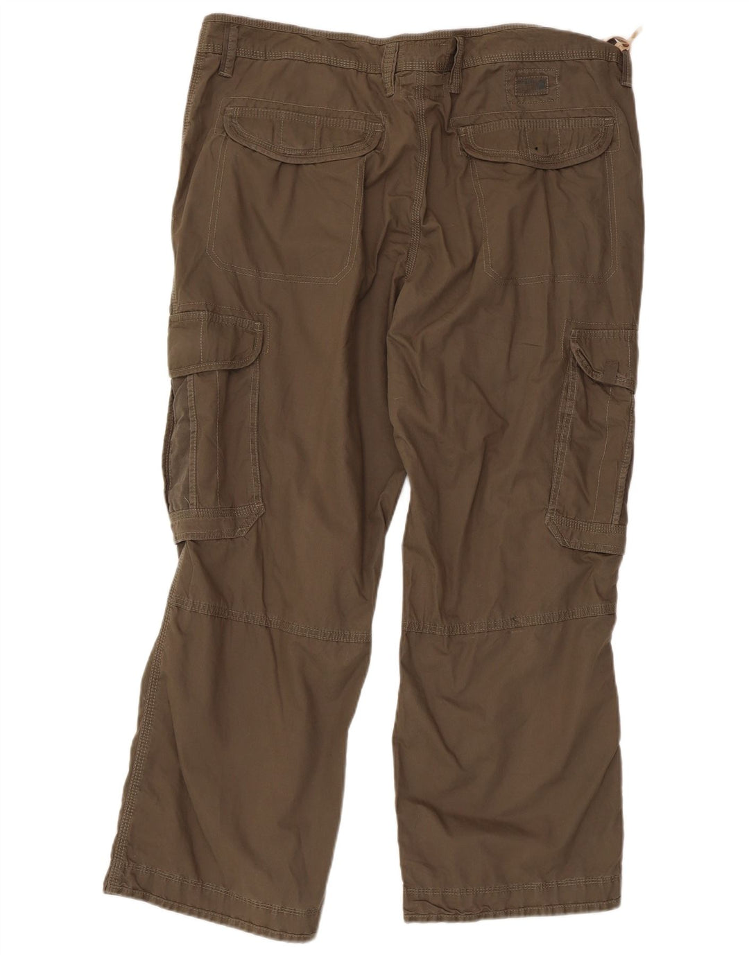 Gerade Herren-Cargohose von Marks & Spencer, Breite 40, Länge 29, Braun, Baumwolle