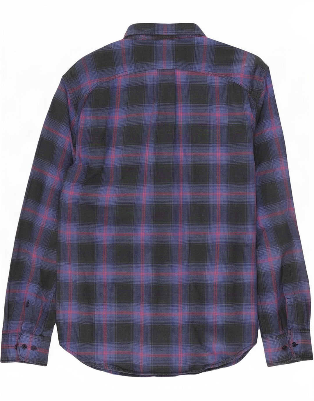 Lee Herren-Flanellhemd mit entspannter Passform, klein, marineblau, kariert, Baumwolle