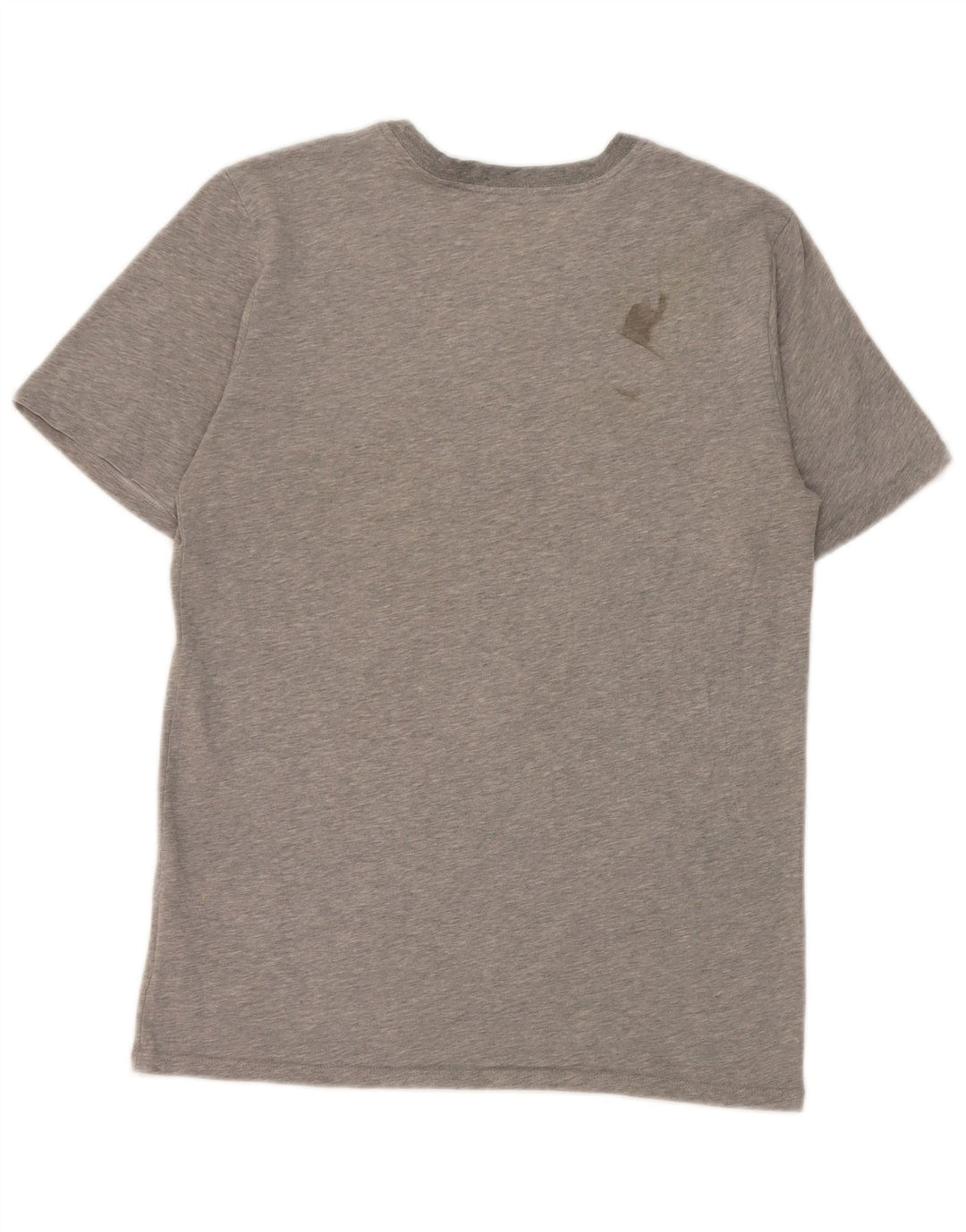 Nike Herren Dri Fit Graphic T-Shirt Top Small Grau Baumwolle